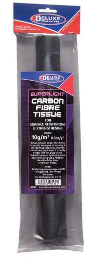 [Deluxe Materials  BD62] CARBON FIBRE TISSUE BD62 Deluxe Matérials   