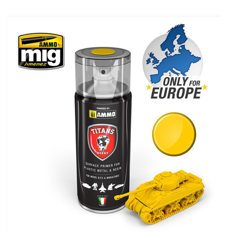 [TTH104] IMPERIAL YELLOW MATT PRIMER TTH104 TITAN HOBBY 