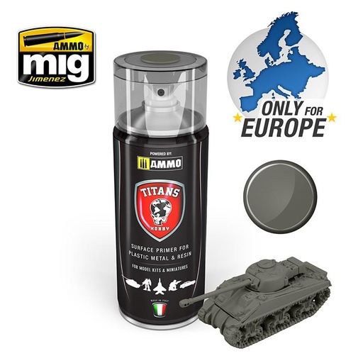 [TTH119] GERMAN FIELD GREY MATT PRIMER TTH119 TITAN HOBBY 