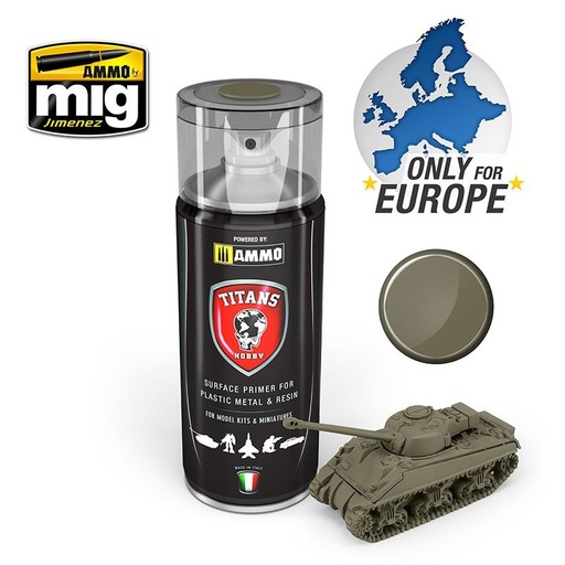 [TTH120] U.S. OLIVE DRAB MATT PRIMER TTH120 TITAN HOBBY 