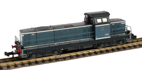 PIKO 94119 N Locomotive diesel BB 66061, livrée bleue d’origine, SNCF, Ep. III-IV - N 1/160