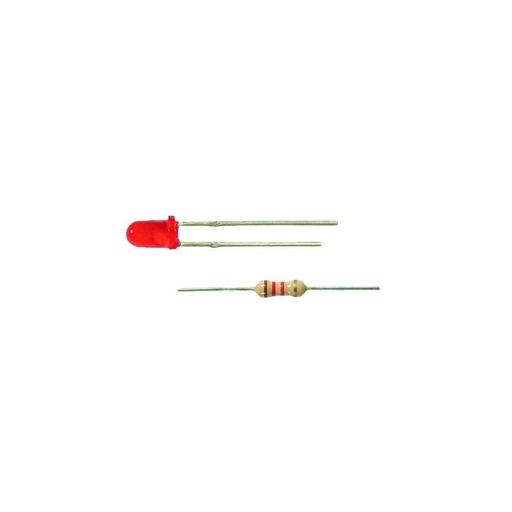 [Viessmann 3550] Viessmann 3550 LED rot D: 3 mm, 4 Stk