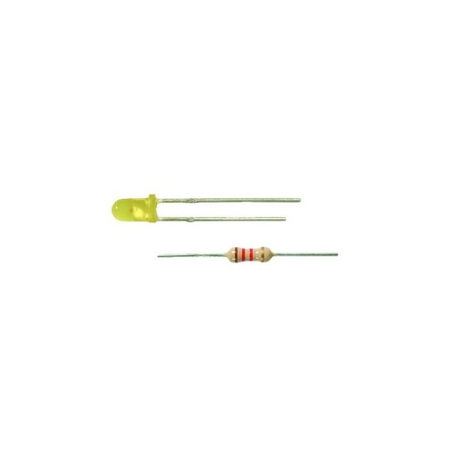 [Viessmann 3551] Viessmann 3551 LED gelb D: 3 mm, 4 Stk