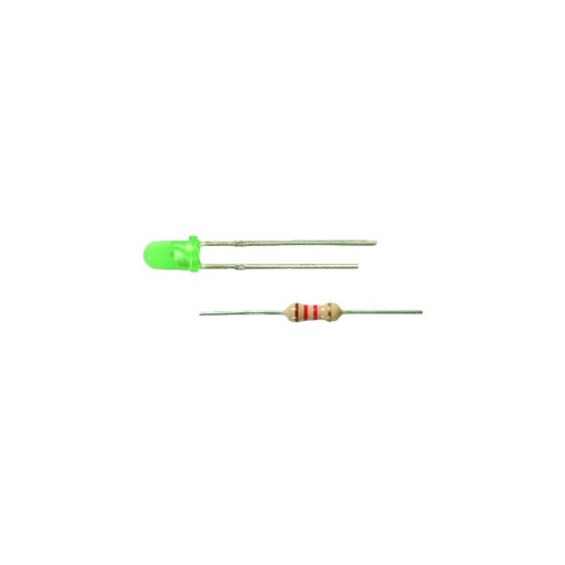 [Viessmann 3552] Viessmann 3552 LED gruen D: 3 mm, 4 Stk
