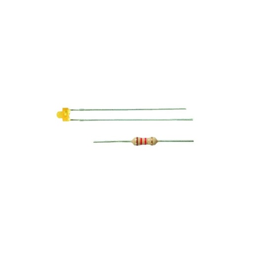 [Viessmann 3555] Viessmann 3555 LED gelb D: 1,8 mm, 3 Stueck