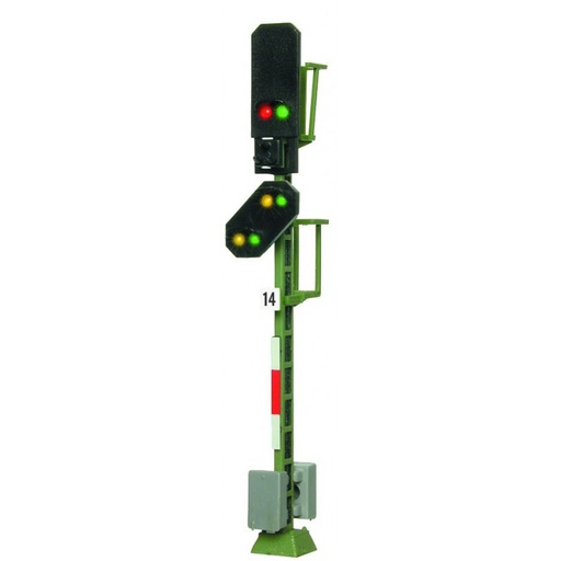 [Viessmann 4014] Viessmann 4014 H0 Blocksignal mit Vorsignal