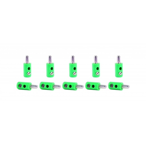 [Viessmann 6872] Viessmann 6872 Querlochstecker gruen, 10 Stu