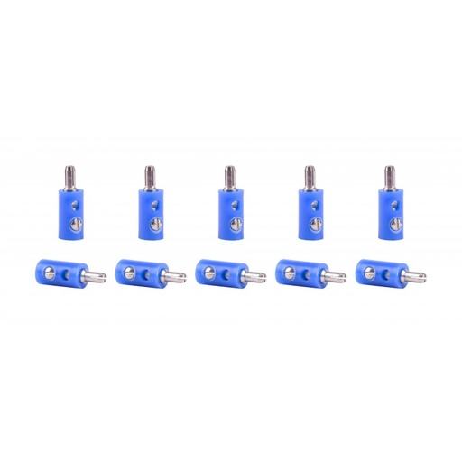 [Viessmann 6874] Viessmann 6874 Querlochstecker blau, 10 Stue