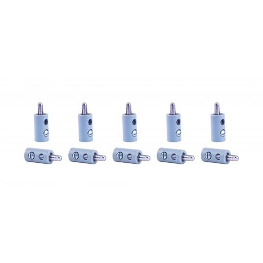[Viessmann 6876] Viessmann 6876 Querlochstecker grau, 10 Stue