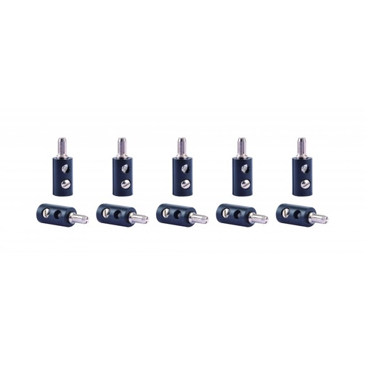 [Viessmann 6877] Viessmann 6877 Querlochstecker schwarz, 10 S