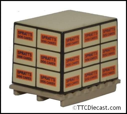 [OXFORD76ACC003] OXFORD PALLETTE AVEC GATEAUX POUR CHIEN SPRATTS * 4 1/76