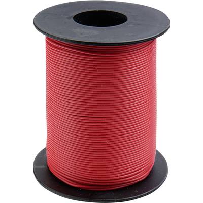 [DONAU  105-0-100 ] DONAU 105-0-100 - Fil de cuivre de coupure 0,5 mm / 100 m rouge  