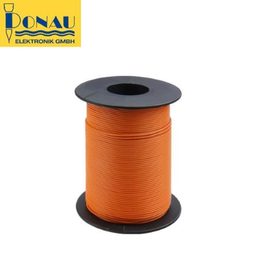 [DONAU  119-17 ] DONAU 119-17 - Toron de cuivre 0,14 mm² / 100m orange  