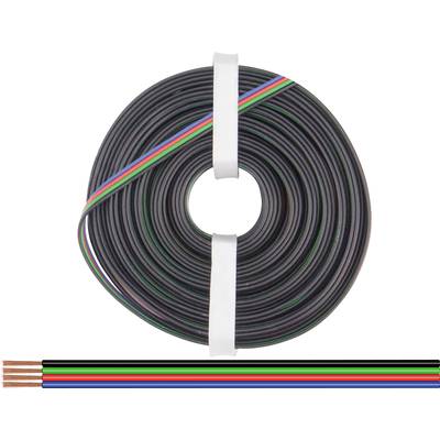 [DONAU  419-100 ] DONAU 419-100 - Fils à quatre brins 0,25 mm² / 100 m pour bandes LED RGB  