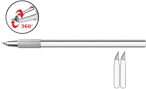 [DONAU  MS02 ] DONAU MS02 - Couteau de précision pour stencils / courbes  