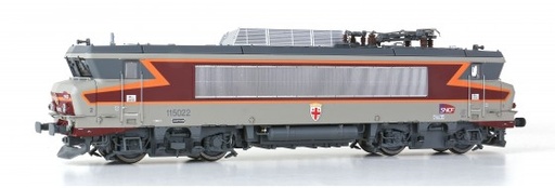 [LS MODELS 10989  ] LS MODELS 10989 BB 15022, livrée "Arzens", gris béton,, 160 km/h, sigle Carmillon, blason Pantin, dépôt d'Archères  /  Ep. VI  /  SNCF  /  HO  /  AC  /  1 P. 
