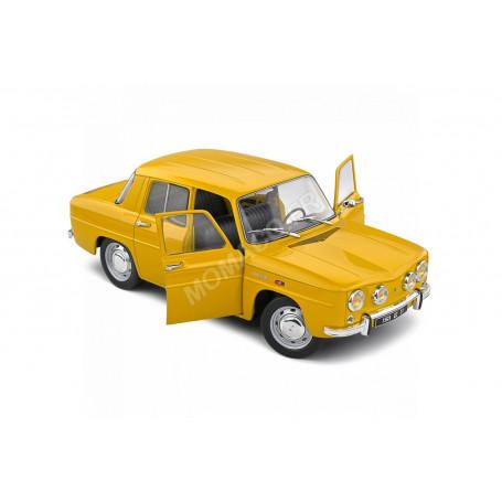 RENAULT 8S 1968 JAUNE 1/18 SOLIDO-S1803609