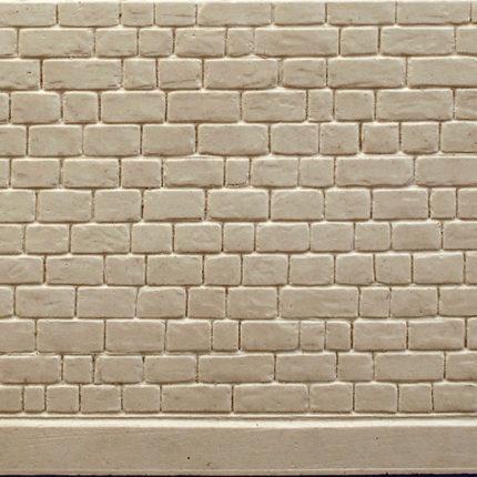 [Spoerle 6046] Spoerle 6046 -  Mur, gros blocs de grÃ¨s, avec rangÃ©e de pierres de couverture supplÃ©mentaire