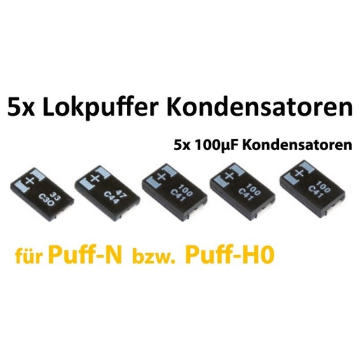 [OCS 100121] 5x Condensateurs pour Power Pack