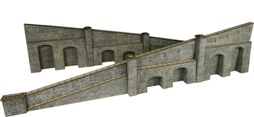 [PO249] MUR DE RAMPE EN  PIERRE Metcalfe PO249