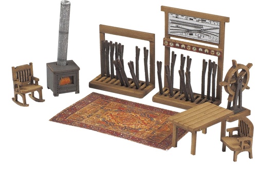 [PO580] INTERIEUR DE CABINE DE SIGNALISATON Metcalfe PO580