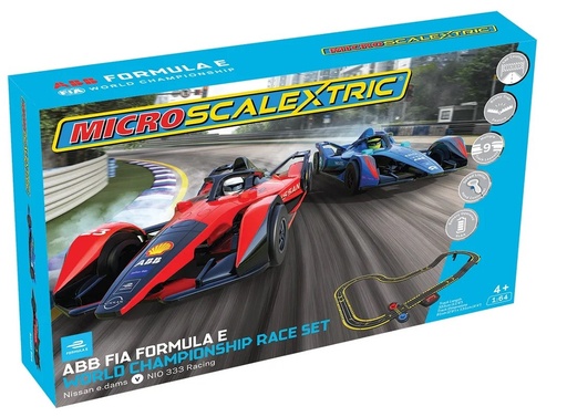 [G1179M] Micro Scalextric G1179M Coffret Formula E World Championship - Alimentation Piles G1179M